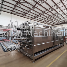 Pasteurisatie en koeling Tunnel UHT Sterilisator Machine Water Spray Type