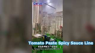 Tomatenpureelijn Pittige sausproductie-upgrade