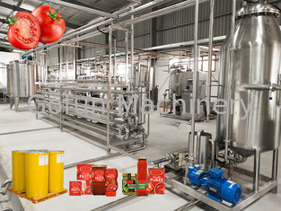 Industriële tomatenketchupverwerking Making Machine 1-10T / H allemaal in gebruik