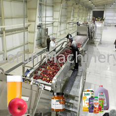Voedselrang Sus304/316L Apple Juice Processing Line 10 - 100T/D