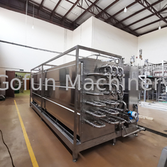 Sap/Zuivelfabriek/Drank/Stroop Tubulaire Steriliserende Machine 304 Roestvrij staal
