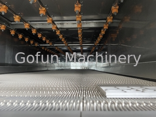 Pasteurisatie en koeling Tunnel sterilisatie machine Water spuit type