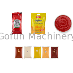Automatische verticale vloeibare verpakkingsmachine Tomato Sauce Ketchup Vloeibare verpakkingsmachine