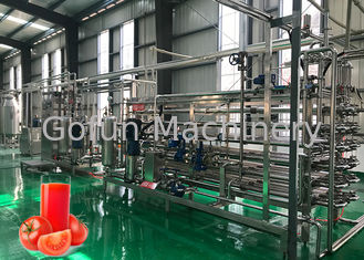 380V Volledig Automatische Tomato Paste Verwerkingsmachine Waterbesparing Voor Fabriek