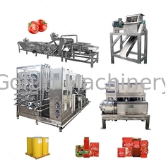 SUS 304 / 316 Tomato Ketchup Sauce Productie Lijn Machines Mechaniseerde productie